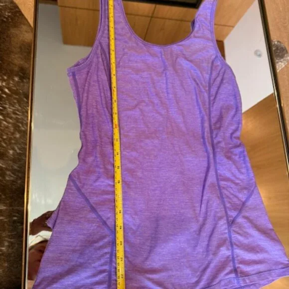 Lululemon Hustle Ruffle Back Tank Top - Size 6 - Picture 3 of 5